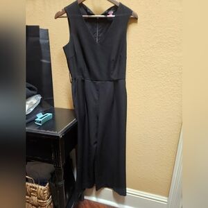 Vince Camuto Black Sleeveless Jumpsuit